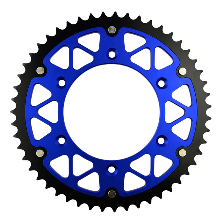 Motorcycle steel aluminum composite rear sprocket for HUSQVARNA