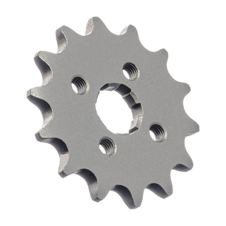 Custom wholesale steel motorcycle front sprocket for Honda Road