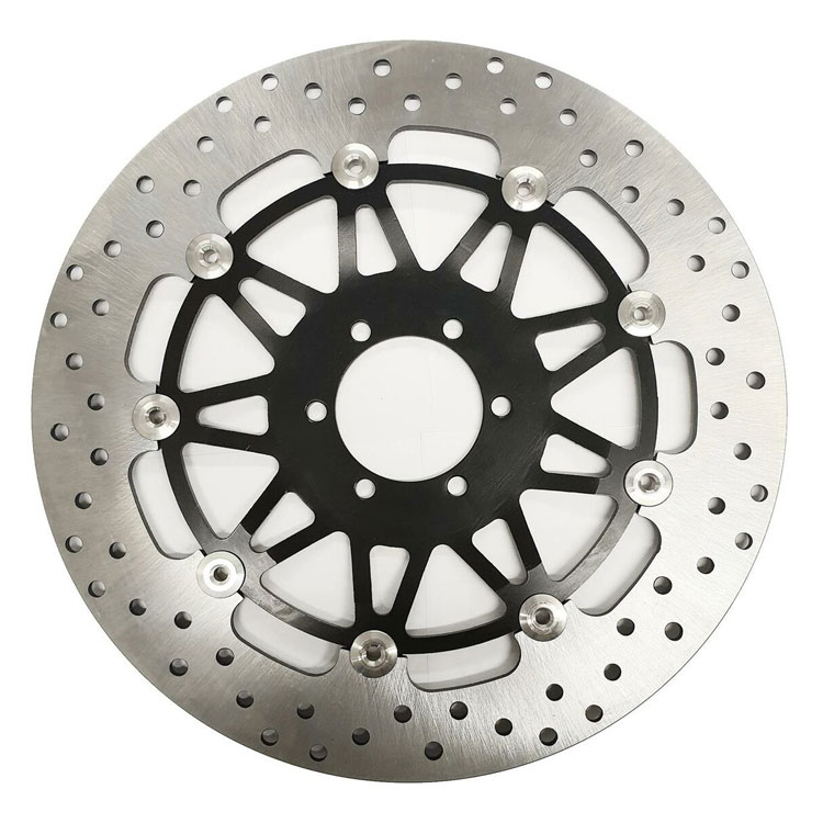 Custom motorcycle floating 282mm brake disc rotor for Yamaha