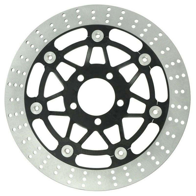 Custom motorcycle 300mm floating disc brake rotors for Kawasaki