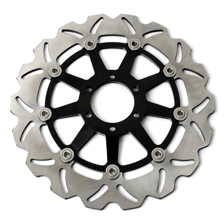 Custom motorcycle front 298mm floating brake disc rotors for Yamaha