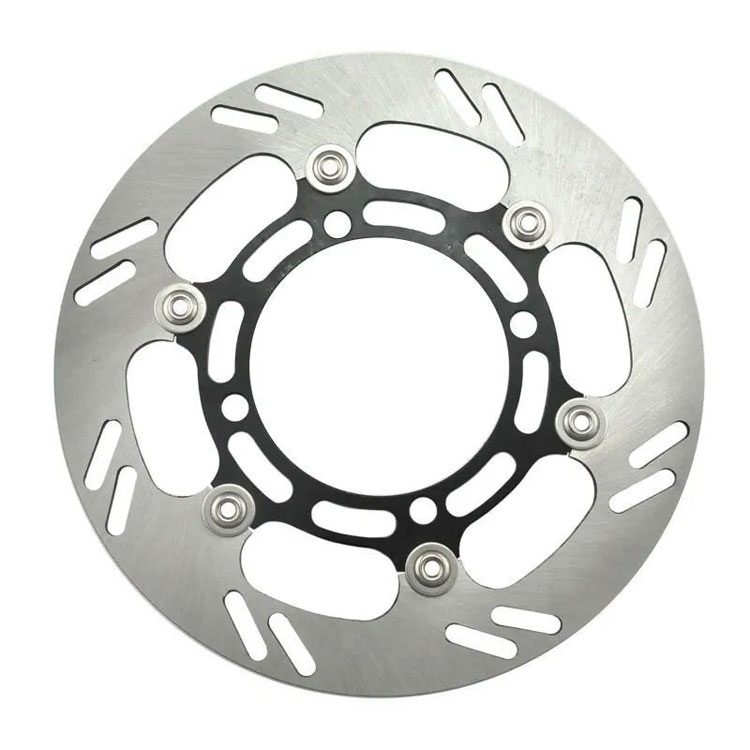 Custom motorcycle floating 250mm brake disc rotor for Kawasaki