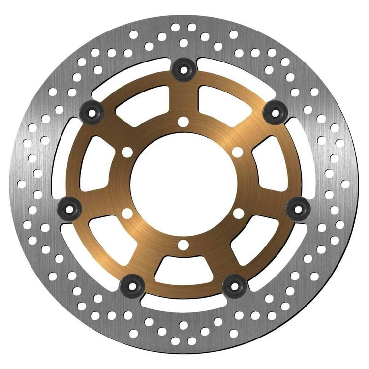 Custom 296mm floating front brake disc rotor for Honda