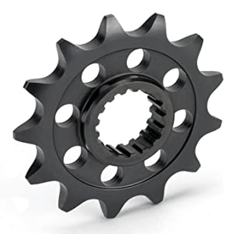 Custom steel 520 13/14T front sprocket for Honda off road bike