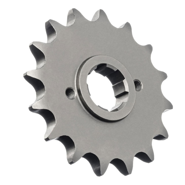 Custom steel 530 15T motorcycle front sprocket for Honda FT400 FT500