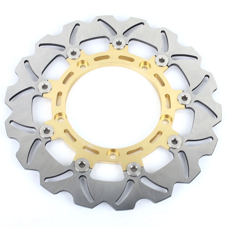 Motorcycle front 298mm floating brake disc rotor for Yamaha FJ1200 ABS