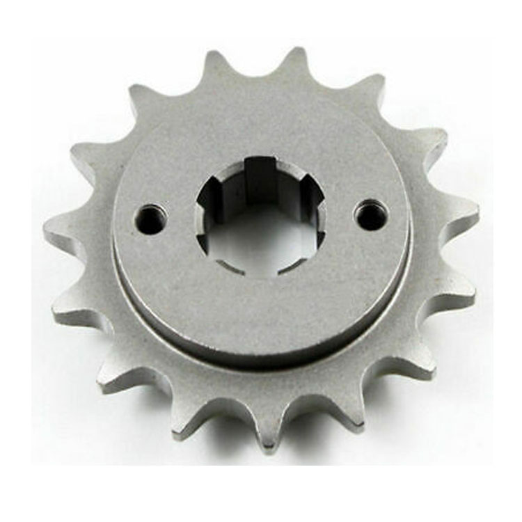 Steel 525 14/15T motorcycle front sprocket for Honda CBR400 GB400 VFR400 GB500 XBR500