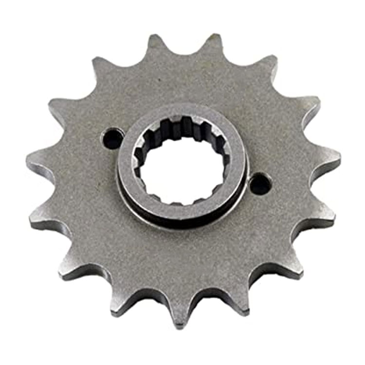 Steel 520 14/15T motorcycle front sprocket for Honda/Aprilia/Suzuki/Yamaha